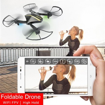 JJRC H44WH 720P WIFI FPV Foldable Folding Drone Wide Angle HD Camera Hight Hold Mode Video Photo RC Quadcopter Mini Dron