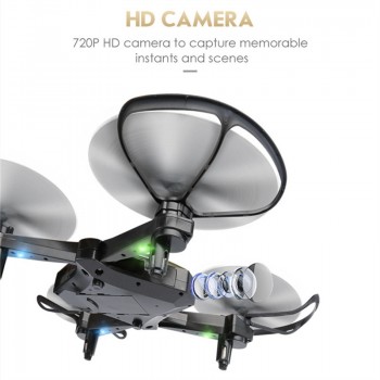 JJRC H44WH 720P WIFI FPV Foldable Folding Drone Wide Angle HD Camera Hight Hold Mode Video Photo RC Quadcopter Mini Dron