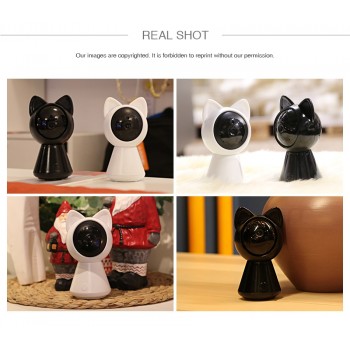 A280 Cat IP WiFi Network Robot Camera HD 360 Degree Wireless Baby Home Monitor IR Night Vision Security Mini Video Camcorder