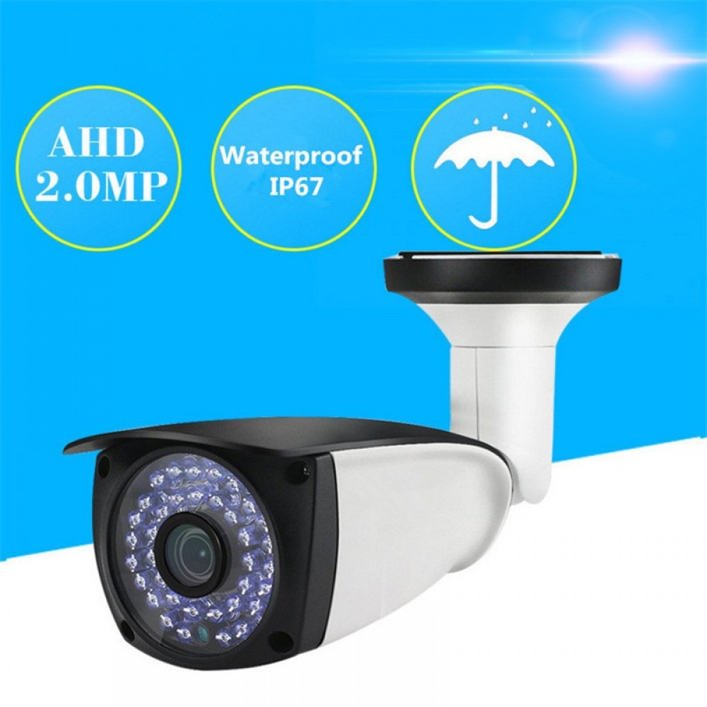 Security CCTV 1080P AHD Camera Outdoor Waterproof Bullet Cameras Day amp; Night  Analog High Definition Surveillance HD 3.6mm Lens