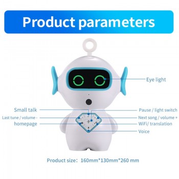 Interpad Smart Robot Intelligent Children Learning Robot With Voice Intercom Conversate English Ai Voice Phonetic Teaching