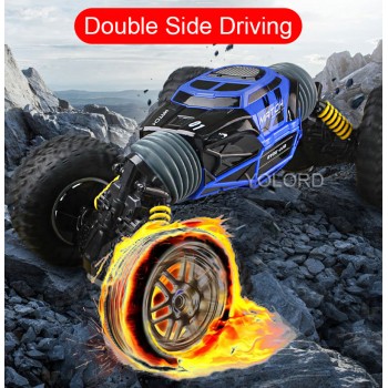 JJRC 1:16 10KM/H Racing 4-Wheels Anti-Crash Dual Sides Driving Climbing Off-Road Rock RC Vehicle Car Transformers Kids Gift