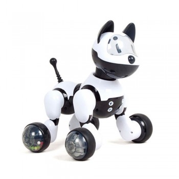 Voice Recognition Intelligent Robot Dog Electronic Toy Interactive Doggy Robot Puppy Music LED Eyes Flashing Action Toy