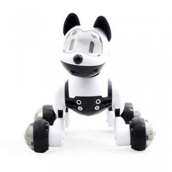 Voice Recognition Intelligent Robot Dog Electronic Toy Interactive Doggy Robot Puppy Music LED Eyes Flashing Action Toy