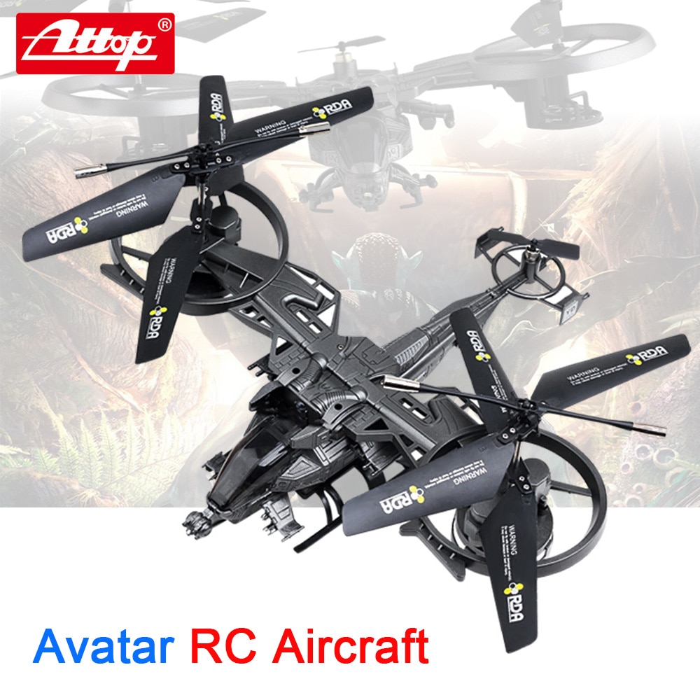 Cool 3D Avatar Drone 4CH Remote Control Aircraft Anti-Crash Outdoor RC Led Light Quadcopter Child Kid Best Gifts Present