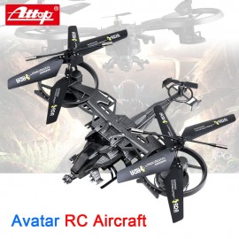 Cool 3D Avatar Drone 4CH Remote Control Aircraft Anti-Crash Outdoor RC Led Light Quadcopter Child Kid Best Gifts Present
