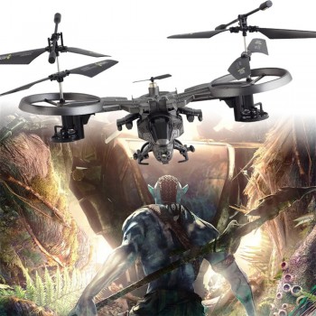 Cool 3D Avatar Drone 4CH Remote Control Aircraft Anti-Crash Outdoor RC Led Light Quadcopter Child Kid Best Gifts Present