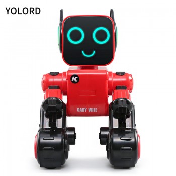Smart Interactive Singing Dancing Voice Knowledge Robot RC Car Tank Wifi Camera App Remote Control Toys for Boys Child Girls