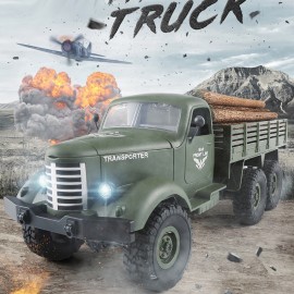 JJRC Q60 1/16  6WD Off-Road Military Car Trunk Crawler RC Remote Control Christmas Toys  Kids Children Birthday Gift Present