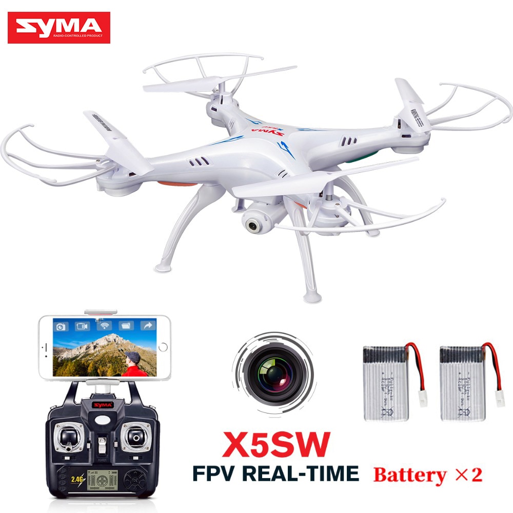 SYMA X5SW Drone with WiFi Camera Real-time Transmit FPV Pictures 2.4G Quadcopter Quadrocopter HD Camera Dron 4CH RC Helicopter