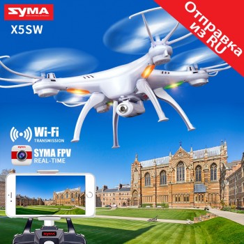 SYMA X5SW Drone with WiFi Camera Real-time Transmit FPV Pictures 2.4G Quadcopter Quadrocopter HD Camera Dron 4CH RC Helicopter