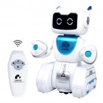 HUIQIBAO TOYS Water driving RC Robot Dance voice Electronic music intelligent remote control Action figure Toy for Children Kids