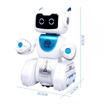 HUIQIBAO TOYS Water driving RC Robot Dance voice Electronic music intelligent remote control Action figure Toy for Children Kids