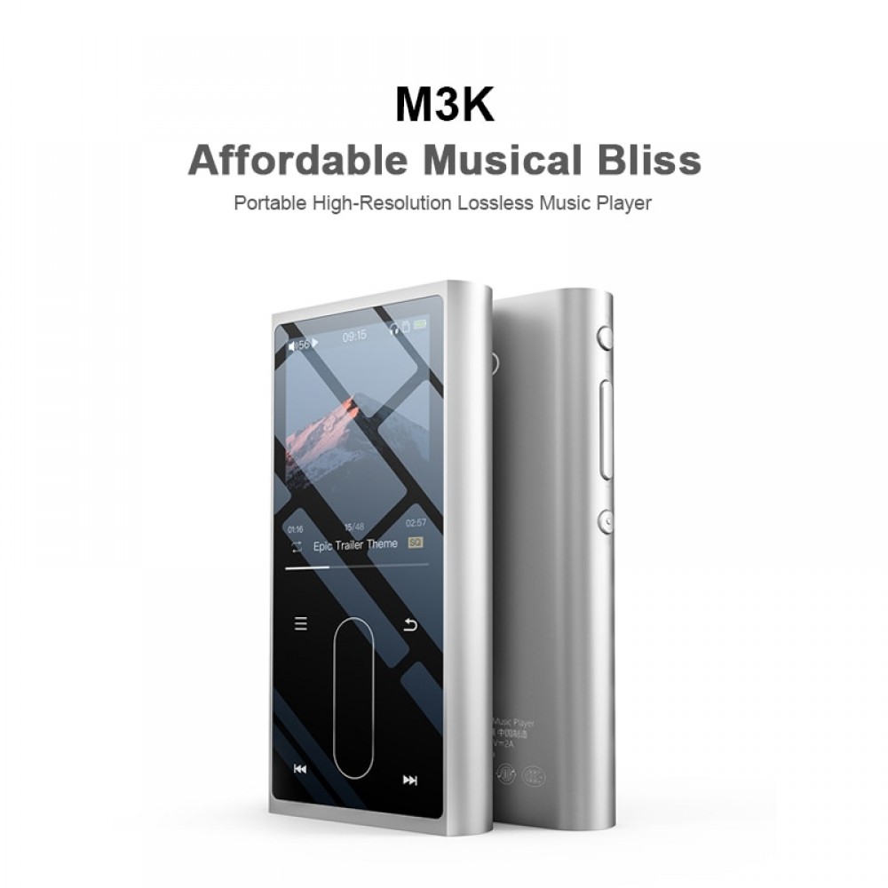 FIIO M3K Mini HIFI Hi-Res Lossless Portable Music Player MP3 AK4376A DAC chips High-fidelity recording 24hours Battery Life