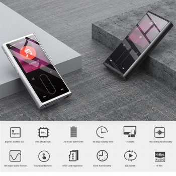 FIIO M3K Mini HIFI Hi-Res Lossless Portable Music Player MP3 AK4376A DAC chips High-fidelity recording 24hours Battery Life