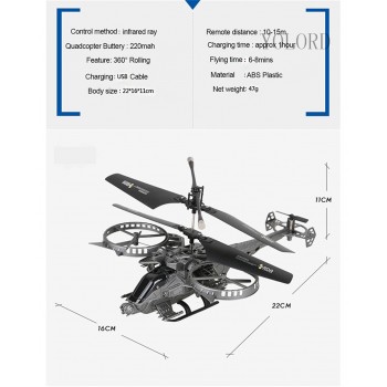 Cool Awersome Avadar Moive Model Flying RC Helicopter Channel Mini Led Light DroneS Anti-Crash RC Toys For Boy Child Kids Gift