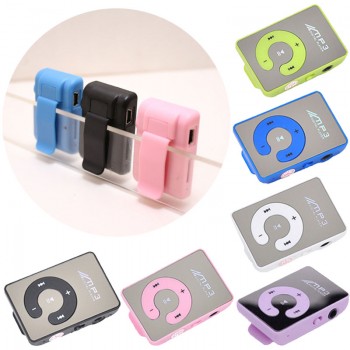 HIPERDEAL Mp3 Player Mini Mirror Clip USB Digital Mp3 Music Player Support 8GB SD TF Card 6 Colors ye11.6