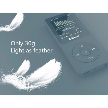 RUIZU X02 Ultrathin MP3 Player With 8GB/16GB Storage 1.8 Inch TFT Color Screen Can Play 80h FM/E-Book/Clock/Voice Recorder
