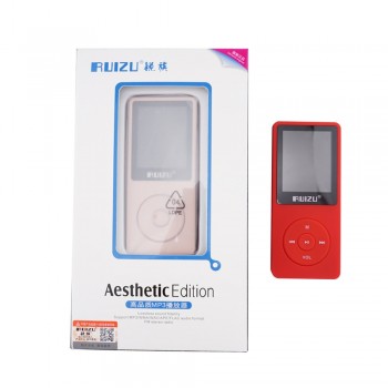 RUIZU X02 Ultrathin MP3 Player With 8GB/16GB Storage 1.8 Inch TFT Color Screen Can Play 80h FM/E-Book/Clock/Voice Recorder