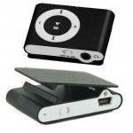 New Hot Sale 8 Candy Colors Mirror Portable MP3 Player Mini Clip MP3 player with TF Slot Waterproof Sport Mp3 Music Walkman