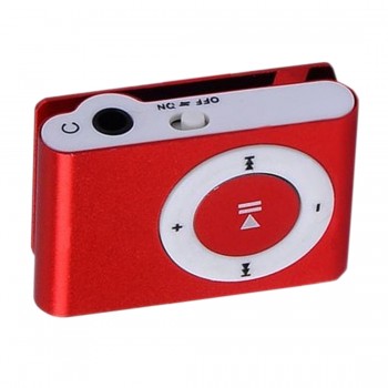 New Hot Sale 8 Candy Colors Mirror Portable MP3 Player Mini Clip MP3 player with TF Slot Waterproof Sport Mp3 Music Walkman