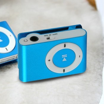 New Hot Sale 8 Candy Colors Mirror Portable MP3 Player Mini Clip MP3 player with TF Slot Waterproof Sport Mp3 Music Walkman