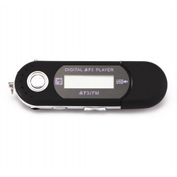 Powstro USB Digital MP3 Player LED Screen FM Radio Support TF Card Max Capacity 32GB with Built-in 3.5mm audio output jack