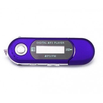 Powstro USB Digital MP3 Player LED Screen FM Radio Support TF Card Max Capacity 32GB with Built-in 3.5mm audio output jack