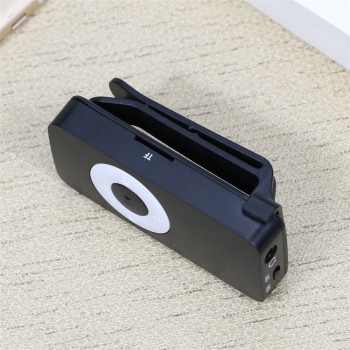 MP3 Player 3.5mm Stereo Jack Sport Mp3 Music Player with Hole for TF Card Mini Clip USB MP3 Player