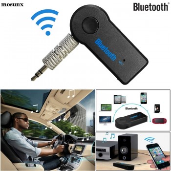 mosunx Details about  Wireless Bluetooth 3.5mm AUX Audio Stereo Music Home Car Receiver Mic Drop Shipping