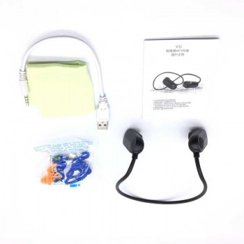 Newest Swimming Music Player V31 Bone Conduction HIFI MP3 Player APT-X IP8 Waterproof Outdoor Sport Earphone with USB Interface