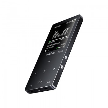 Metal Bluetooth 4.1 touch screen MP3 player Bulit-in Speaker with FM radio/recording E-book Portable Slim Lossless Sound walkman