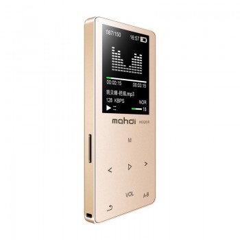 Metal Bluetooth 4.1 touch screen MP3 player Bulit-in Speaker with FM radio/recording E-book Portable Slim Lossless Sound walkman