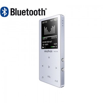 Metal Bluetooth 4.1 touch screen MP3 player Bulit-in Speaker with FM radio/recording E-book Portable Slim Lossless Sound walkman