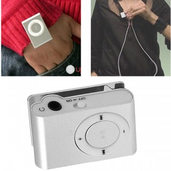 NEW Hot Sale 8 Candy Colors Mirror Portable MP3 Player Mini Clip MP3 player Waterproof Sport Mp3 Music Walkman with TF Slot