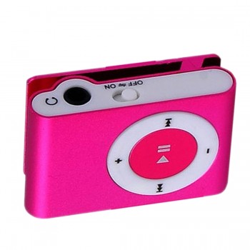 NEW Hot Sale 8 Candy Colors Mirror Portable MP3 Player Mini Clip MP3 player Waterproof Sport Mp3 Music Walkman with TF Slot