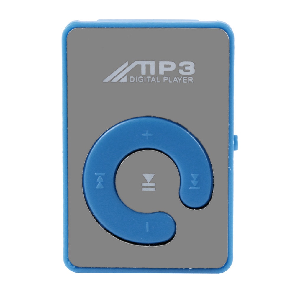 Mini Clip Flower Pattern MP3 Player Music Media Support Micro SD TF Card For HIPERDEAL Dropship 171011