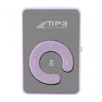 Mini Clip Flower Pattern MP3 Player Music Media Support Micro SD TF Card For HIPERDEAL Dropship 171011