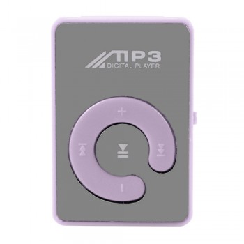 Mini Clip Flower Pattern MP3 Player Music Media Support Micro SD TF Card For HIPERDEAL Dropship 171011
