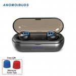 Anomoibuds Capsule Pro IP010-X 50 Hour Playtime Support AAC TWS Earbuds Bluetooth5.0 Earphone Deep Bass Hi-Fi Earphone