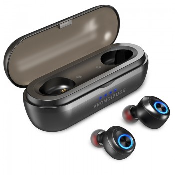 Anomoibuds Capsule Pro IP010-X 50 Hour Playtime Support AAC TWS Earbuds Bluetooth5.0 Earphone Deep Bass Hi-Fi Earphone