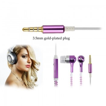 Mamp;J High Quality Full Glowing Earphone Luminous Light Metal Zipper Ear Phones Glow In The Dark For Iphone Samsung MP3 With Mic