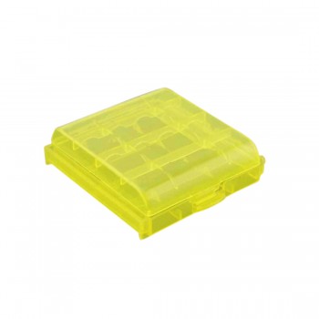 Centechia 2Pcs/lot Mini Portable Plastic Battery Case Holder Storage Box For AAA/AA Battery Rechargeable Full Cover