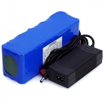 LiitoKala 36 v 10Ah 10S3P 18650 Rechargeable Battery, Modified Bikes, Electric Vehicle Battery Charger li-lon + 2A