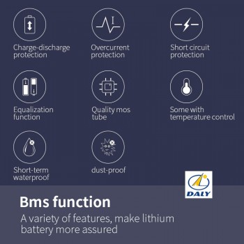 Daly Battery pack bms 10S 36V 16A 25A 35A 45A 60A BMS Used for 36v 10ah 35ah 60ah battery 60A continuous With balance function