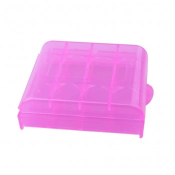 Elistooop Mini Portable Plastic Battery Case Holder Storage Box For AAA/AA Battery Rechargeable Full Cover