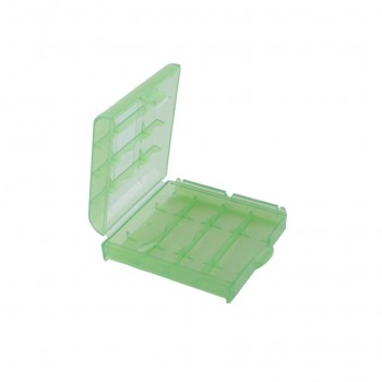 Elistooop Mini Portable Plastic Battery Case Holder Storage Box For AAA/AA Battery Rechargeable Full Cover