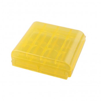 Elistooop Mini Portable Plastic Battery Case Holder Storage Box For AAA/AA Battery Rechargeable Full Cover