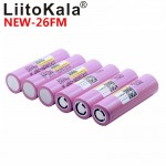 Liitokala New 100% Original 18650 2600 mAh Li ion ICR18650-26FM 3.7V 18650 2500 battery
