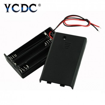 YCDC 2/3/4 Packs 14500 amp; 10440 battery Standard Slot Holder Case With Switch for AA / AAA batteries box Stack 6V 3volt Box ABS